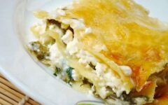 лазанья с творогом и сыром