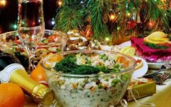 Вкусные салаты на Новый год